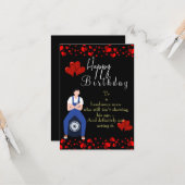 Feierlicher Geburtstag des Ehemanns Karte (Vorderseite/Rückseite Beispiel)