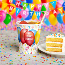Feierlicher Geburtstag mit Balloons