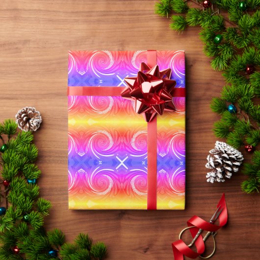 Feierlicher Geist Geschenkpapier (Feiertagsgeschenk)