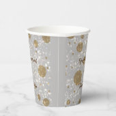 Feierlicher Glitzer zum neuen Jahr Pappbecher (Rechts)