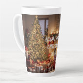 Feierlicher Kamin - Weihnachts-Baum-Magie! Milchtasse (Linke Ecke)