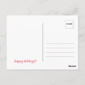 Feierlicher Marktzauber Postkarte (Rückseite)