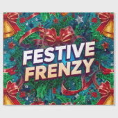 Feierlicher Rausch Maximaler Urlaub Geschenkpapier (Flach)