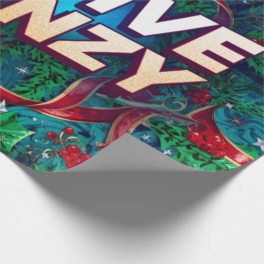 Feierlicher Rausch Maximaler Urlaub Geschenkpapier (Ecke)