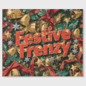 Feierlicher Rausch Maximaler Urlaub Geschenkpapier (Flach)