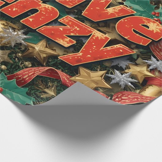 Feierlicher Rausch Maximaler Urlaub Geschenkpapier (Ecke)