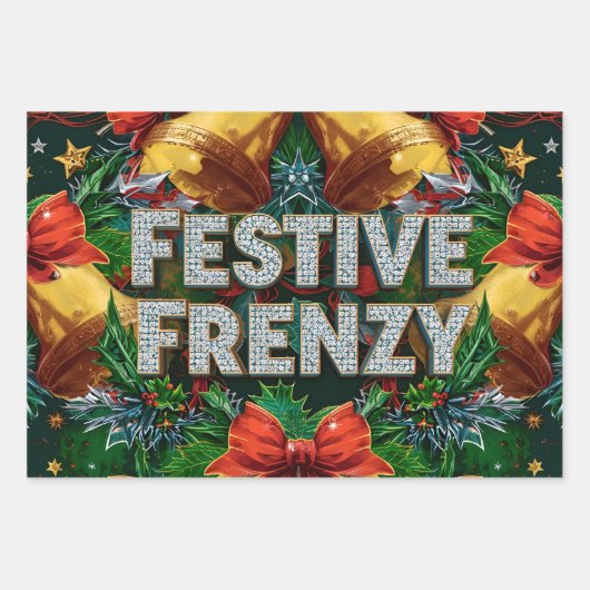 Feierlicher Rausch Maximaler Urlaub Geschenkpapier Set (Vorderseite 2)