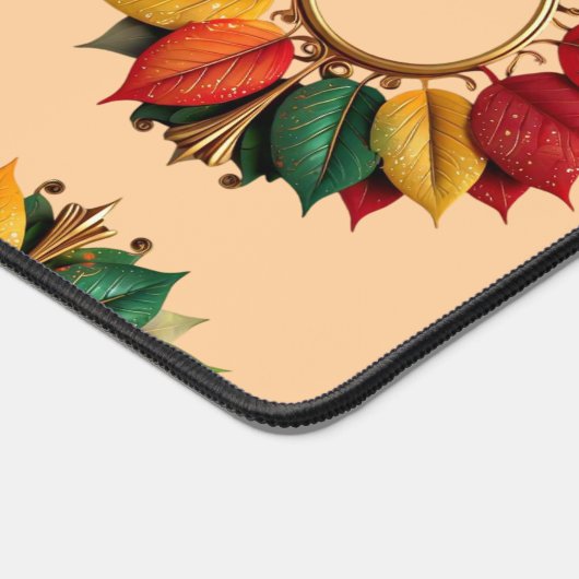 "Feierlicher Reifenbaum" Schreibtischunterlage (Ecke)