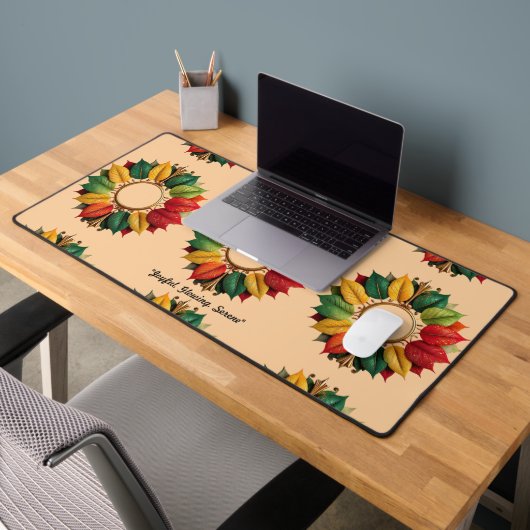 "Feierlicher Reifenbaum" Schreibtischunterlage (Büro 2)