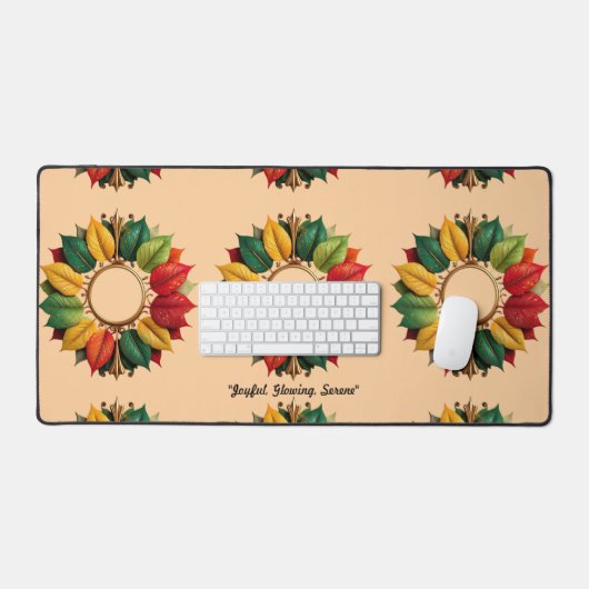 "Feierlicher Reifenbaum" Schreibtischunterlage (Tastatur & Maus)