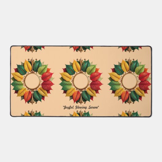 "Feierlicher Reifenbaum" Schreibtischunterlage (Vorderseite)