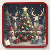 "Feierlicher Spaß" Getränkeuntersetzer (Vorderseite)