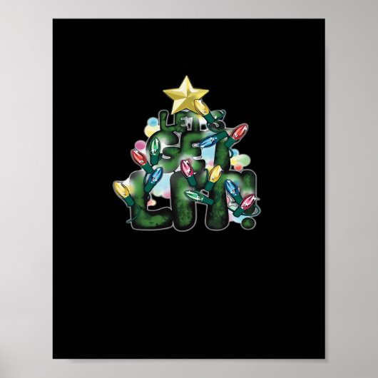 Feierlicher Spaß - Lasst uns dieses Weihnachtsklas Poster (Vorne)