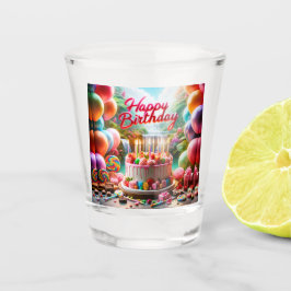 Feierlicher Spaß zum Geburtstag Schnapsglas