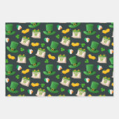 Feierlicher St. Patrick's Day Geschenkpapier Set (Vorderseite)