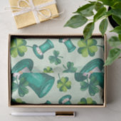 Feierlicher St. Patricks Day Green Seidenpapier (Geschenk)