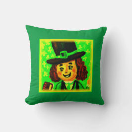 Feierlicher St. Patrick's Day. Jetzt kaufen Kissen