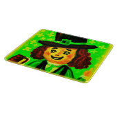 Feierlicher St. Patrick's Day. Jetzt kaufen Schneidebrett (Ecke)