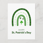 Feierlicher St. Patrick's Day Postkarte (Vorderseite)
