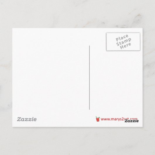 Feierlicher Steuertag für Deckung Postkarte (Rückseite)