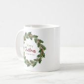 Feierlicher Tod und Skript | Frohe Weihnachts-Tass Kaffeetasse (Vorderseite Links)
