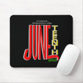 Feierlicher Unabhängigkeitstag am 19. Juni Mousepad (Mit Mouse)
