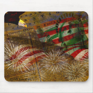 Feierlicher Unabhängigkeitstag Mousepad