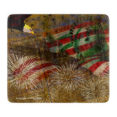 Feierlicher Unabhängigkeitstag Schneidebrett (Vorderseite)