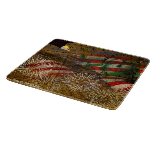 Feierlicher Unabhängigkeitstag Schneidebrett (Ecke)