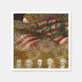 Feierlicher Unabhängigkeitstag Serviette