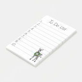 Feierlicher Urlaub Zebra Illustration, Urlaub Zebr Post-it Klebezettel (angewinkelt)