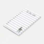 Feierlicher Urlaub Zebra Illustration, Urlaub Zebr Post-it Klebezettel (angewinkelt)