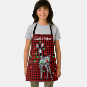 Feierlicher Urlaub Zebra, kariert Schürze (Insitu)