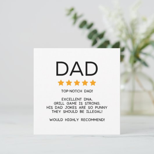 Feierlicher Vater oder Vater Geburtstag Karte (Stehend Vorderseite)