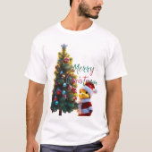 "Feierlicher Weihnachtsfest: Feiern Sie im Stil!" T-Shirt (Vorderseite)
