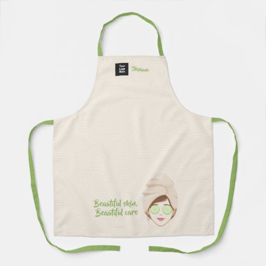 Feierlicher Wellness-Center Schürze (Vorderseite)