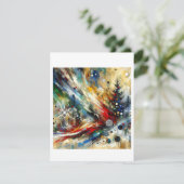 Feierlicher Wille: Abstrakte Weihnachten des Expre (Stehend Vorderseite)