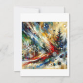 Feierlicher Wille: Abstrakte Weihnachten des Expre (Vorderseite)