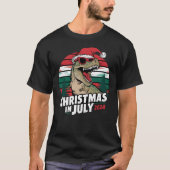 Feierliches Dino in Shades T-Shirt (Vorderseite)