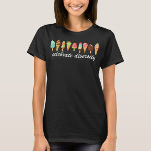 FEIERLICHES DIVERSITY! Ice Cream Lover Gift Funny T-Shirt
