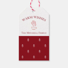 Feierliches Erbe Kakao | Packung mit 10 Ferien Geschenkanhänger