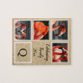 FEIERLICHES FAMILIENFoto Anpassbarer Sake Puzzle (Horizontal)