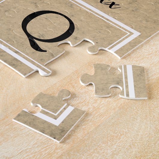 FEIERLICHES FAMILIENFoto Anpassbarer Sake Puzzle (Seite)