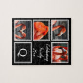 FEIERLICHES FAMILIENFoto Anpassbarer Sake Puzzle (Horizontal)