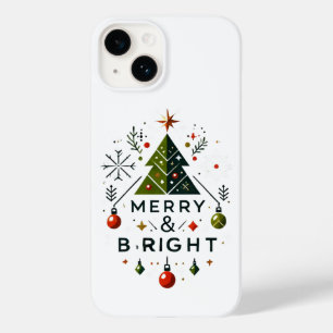 Feierliches fröhliches und helles Weihnachtsbaumde Case-Mate iPhone 14 Hülle