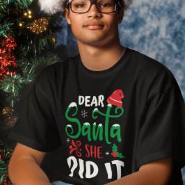 Feierliches Funny Red Green Weihnachtsangebot T-Shirt