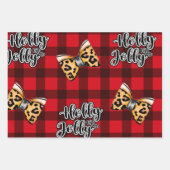 Feierliches Geschenk Wrap für den Urlaub Geschenkpapier Set (Vorderseite 3)