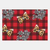 Feierliches Geschenk Wrap für den Urlaub Geschenkpapier Set (Vorderseite 2)