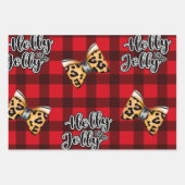 Feierliches Geschenk Wrap für den Urlaub Geschenkpapier Set (Vorderseite)