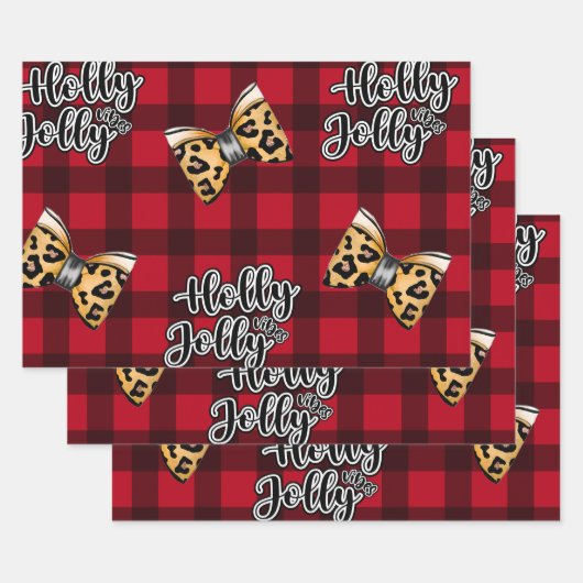 Feierliches Geschenk Wrap für den Urlaub Geschenkpapier Set (Set)